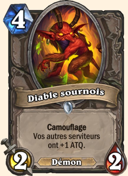 Diable sournois carte Hearhstone