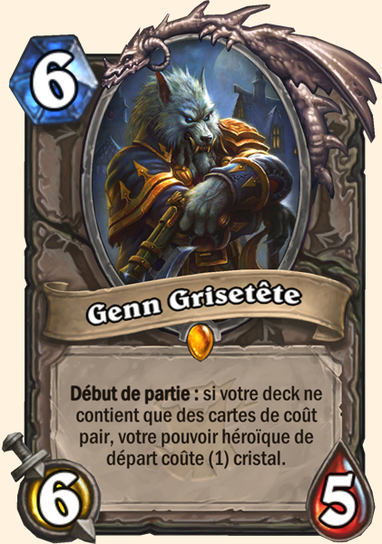 Genn Grisetete carte Hearhstone