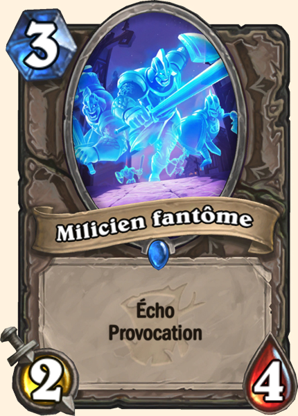 Milicien fantome carte Hearhstone