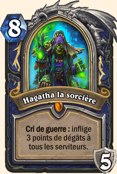 Hagatha, la sorciere du Bois Maudit carte Hearhstone