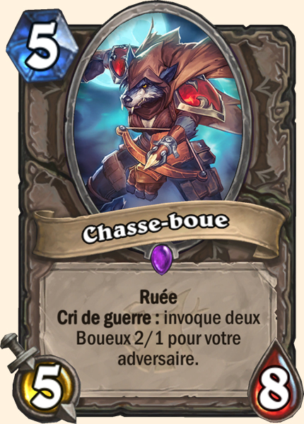 Chasseur boueux carte Hearhstone