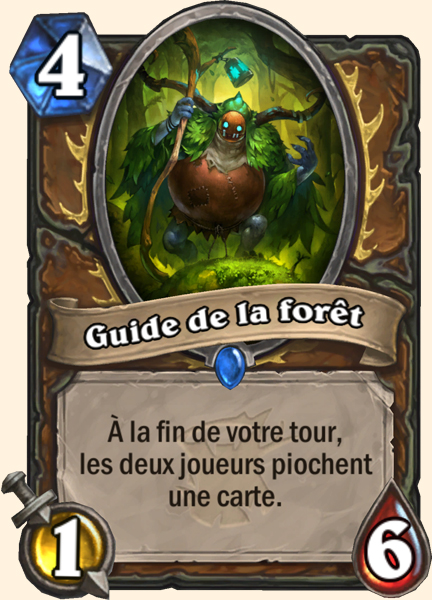 Guide de la foret carte Hearhstone