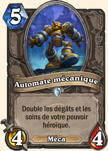 Automate mecanique carte Hearhstone