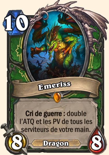 Emeriss carte Hearhstone