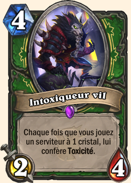 Toxmonger carte Hearhstone