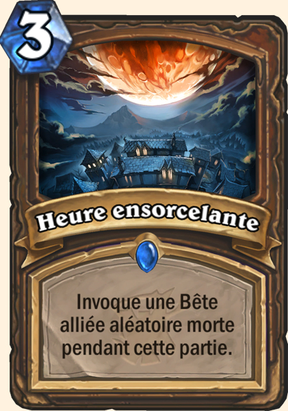Heure ensorcelante carte Hearhstone