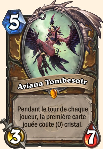 Aviaire de Sombre-Soir carte Hearhstone
