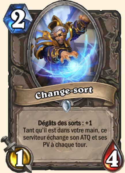 Changesort carte Hearhstone