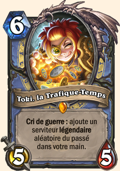 Toki, bricoleuse temporelle carte Hearhstone