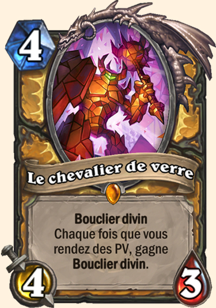 Le Chevalier de Cristal carte Hearhstone