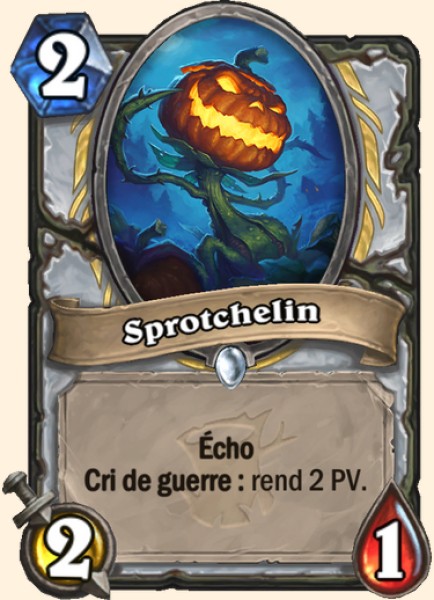 Sprotechelin carte Hearhstone