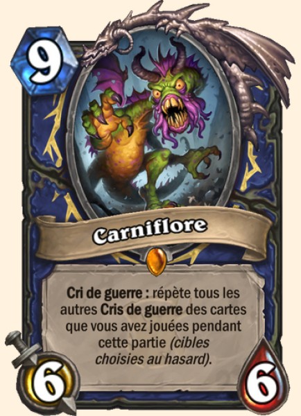 Shudderwock carte Hearhstone