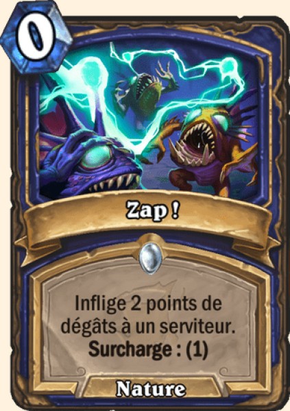 Decharge ! carte Hearhstone
