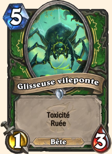 Glisseuse vileponte carte Hearhstone