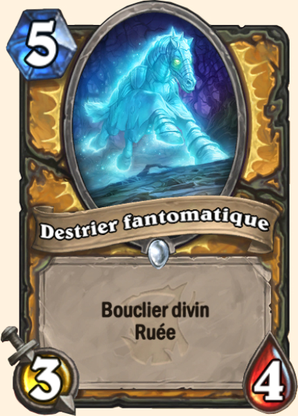 Destrier fantomatique carte Hearhstone