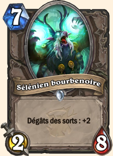 Selenien Sombrefange carte Hearhstone