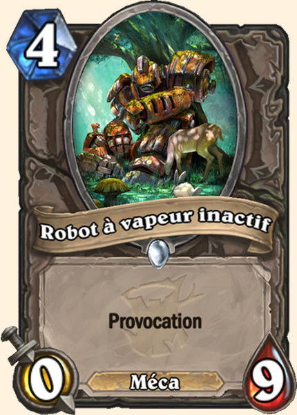 Robot a vapeur carte Hearhstone