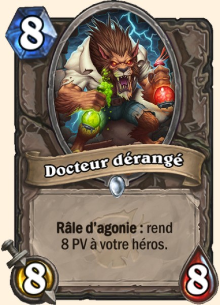 Docteur derange carte Hearhstone