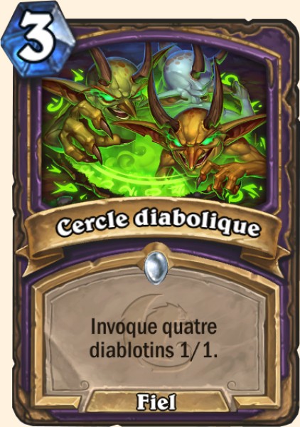 Cercle demonique carte Hearhstone