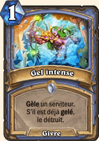 Gel instantane carte Hearhstone