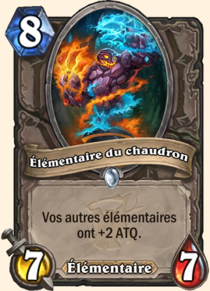 Elementaire du chaudron carte Hearhstone