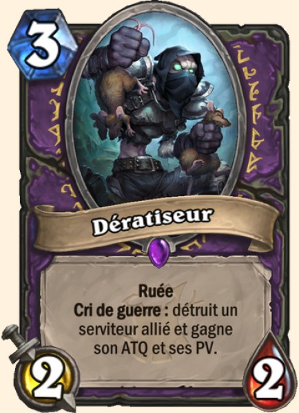Deratiseur carte Hearhstone