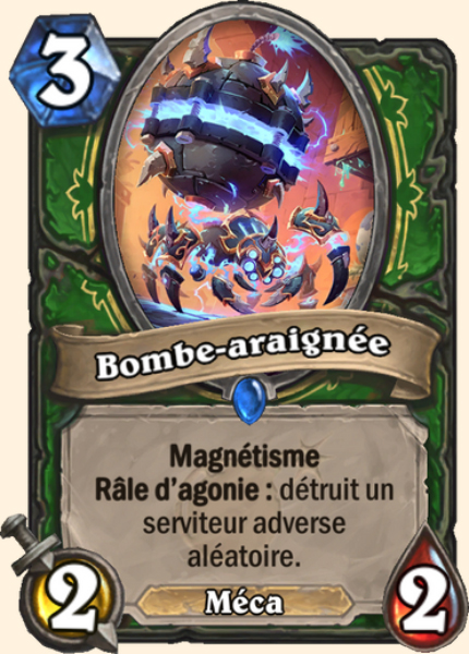 Bombe araignee carte Hearhstone