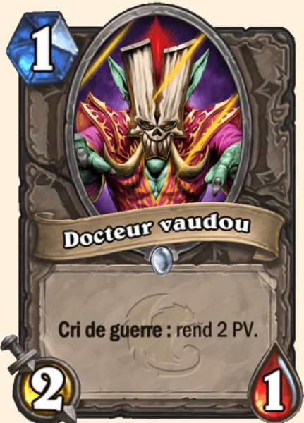 Docteur Vaudou - Carte Hearthstone