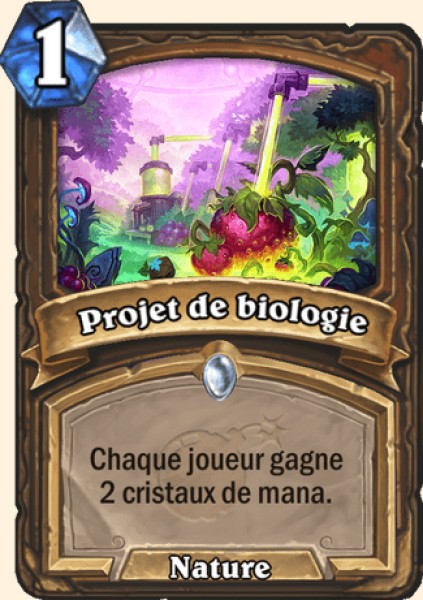 Projet de biologie carte Hearhstone