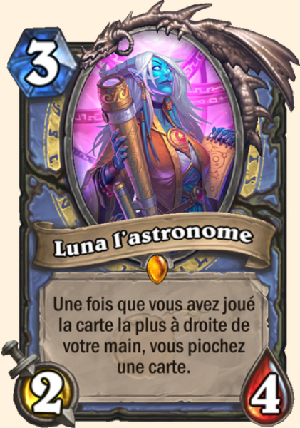 Miretoile Luna carte Hearhstone