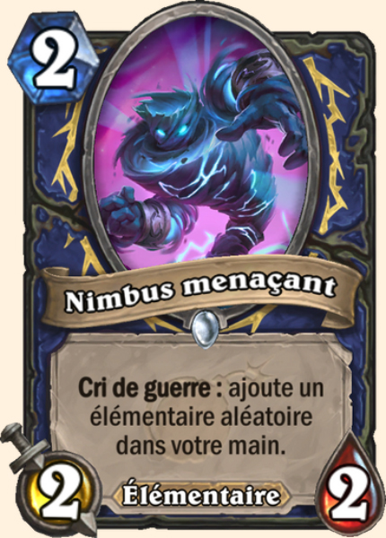 Nimbus menacant carte Hearhstone