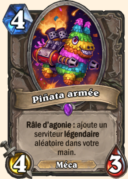 Pinata armee carte Hearhstone