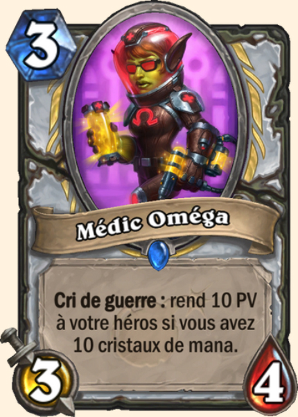 Medecin Omega carte Hearhstone