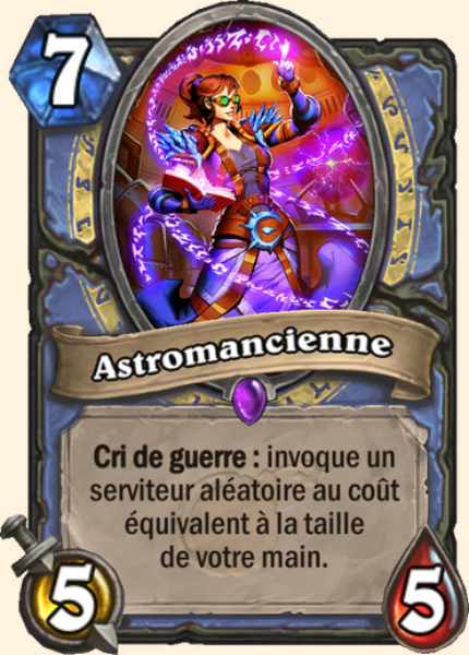 Astromancienne carte Hearhstone