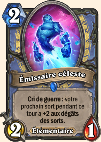 Emissaire celeste carte Hearhstone