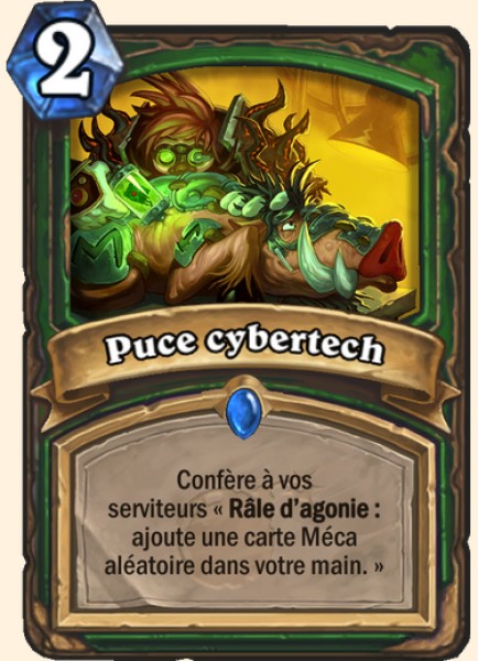 Cybertech chip carte Hearhstone