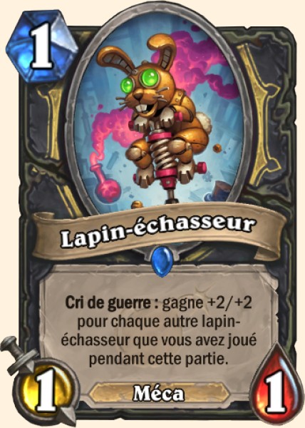 Lapin echasseur carte Hearhstone