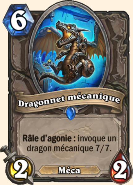Dragonnet mecanique carte Hearhstone