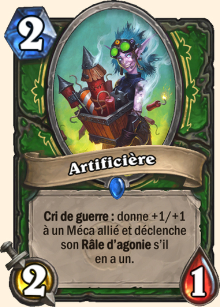 Fireworks Tech carte Hearhstone