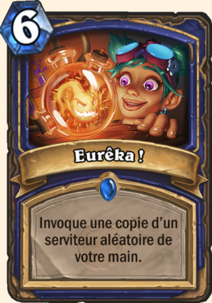 Eureka ! carte Hearhstone