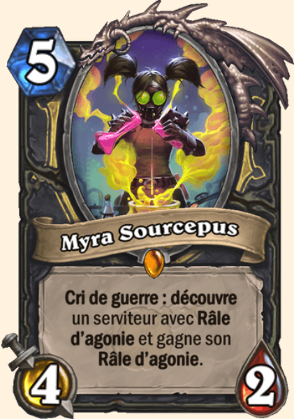 Myra Sourcepus carte Hearhstone