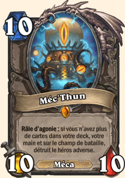 Meca'thun carte Hearhstone