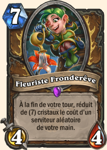 Fleuriste frondereve carte Hearhstone