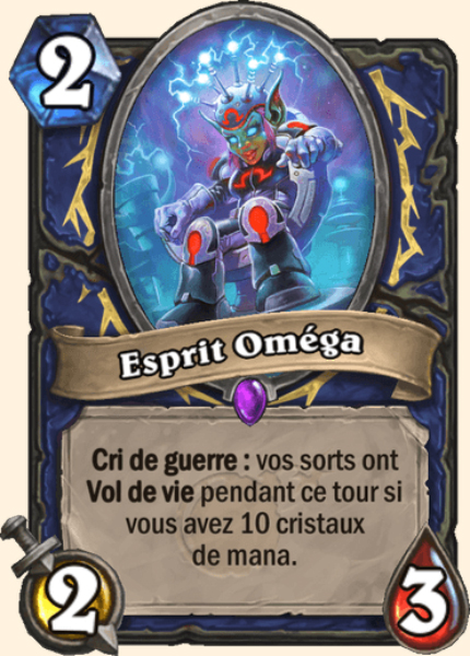 Esprit omega carte Hearhstone