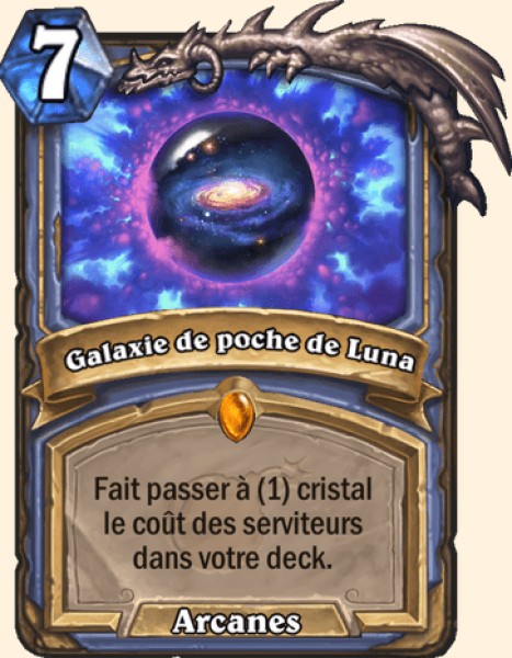 Galaxie de poche de Luna carte Hearhstone