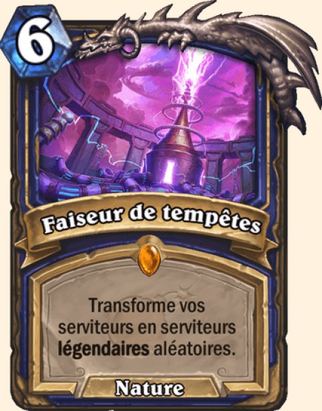 Le Porte-tempete carte Hearhstone