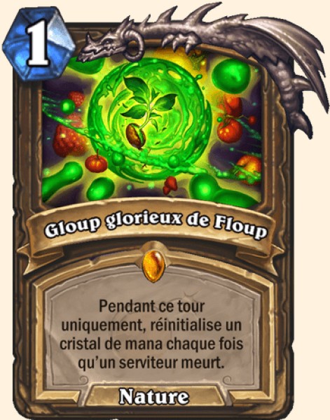 Gloup glorieux de Floup carte Hearhstone