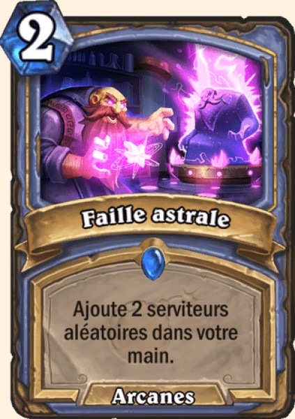 Faille astrale carte Hearhstone