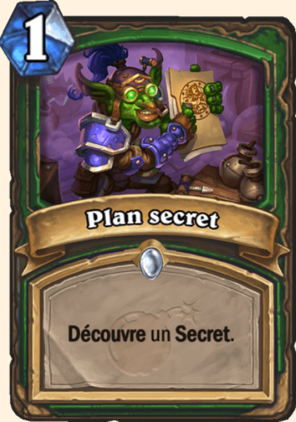 Plan secret carte Hearhstone