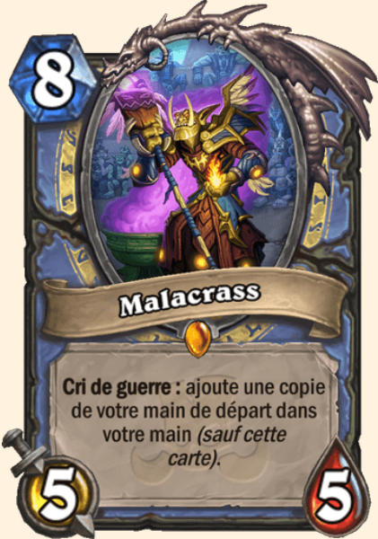 Malacrass carte Hearhstone